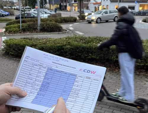 Ergebnisse der CDW-Verkehrserhebung vorgestellt